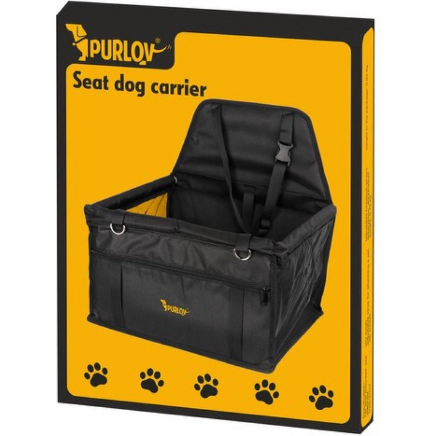 Purlov Autozitje Transporter - Veilig Reizen met Uw Huisdier