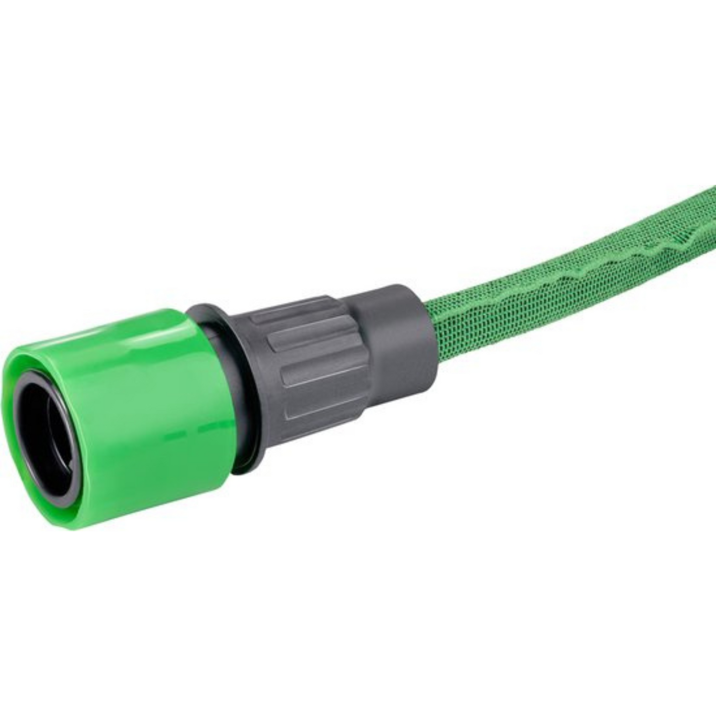 Kinzo Flexibele Tuinslang 20M - Incl. Opzetstuk - Sproeikop met 7 Spraystanden - Kunststof - Groen/Grijs