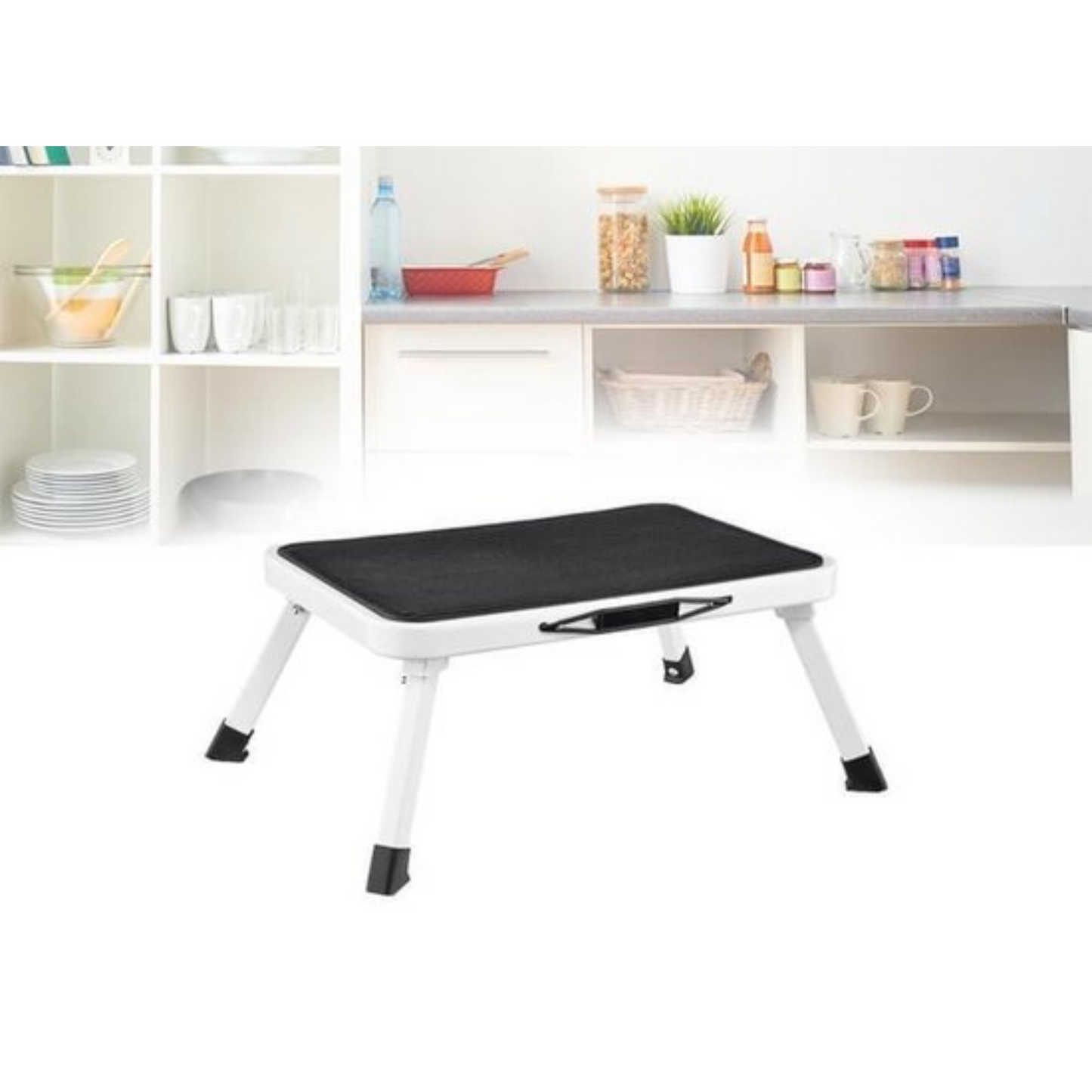 Inklapbaar Opstapje - Keukentrapje - Krukje met Antislip