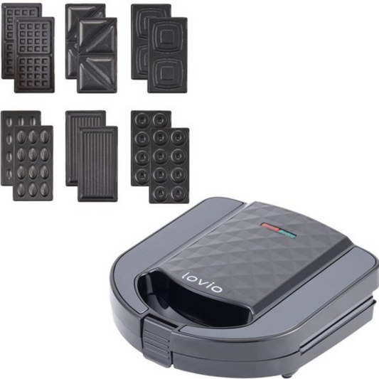 LOVIO 6-in-1 Multifunctionele Toaster Grill