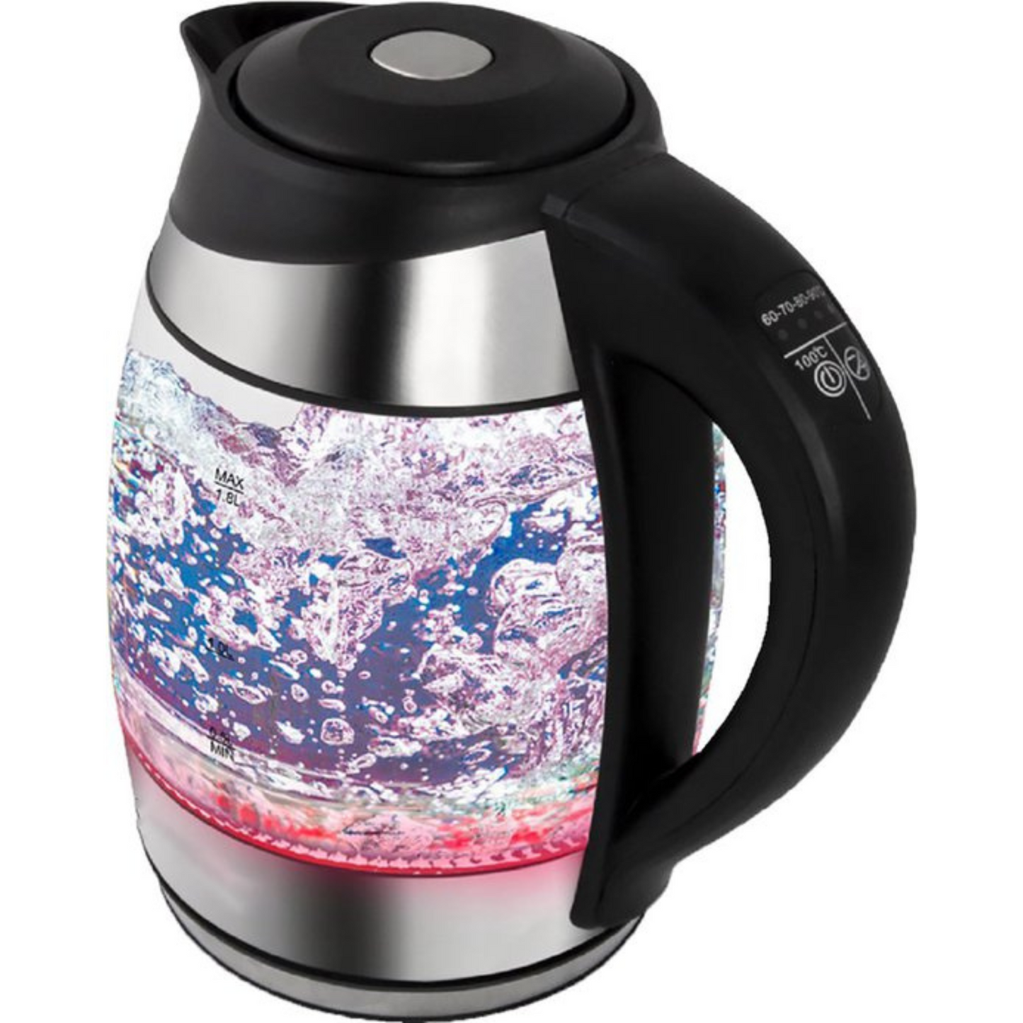 Esperanza EKK026 - Glazen Waterkoker - LED verlichting - 1,7 Liter - Instelbare Temperatuur