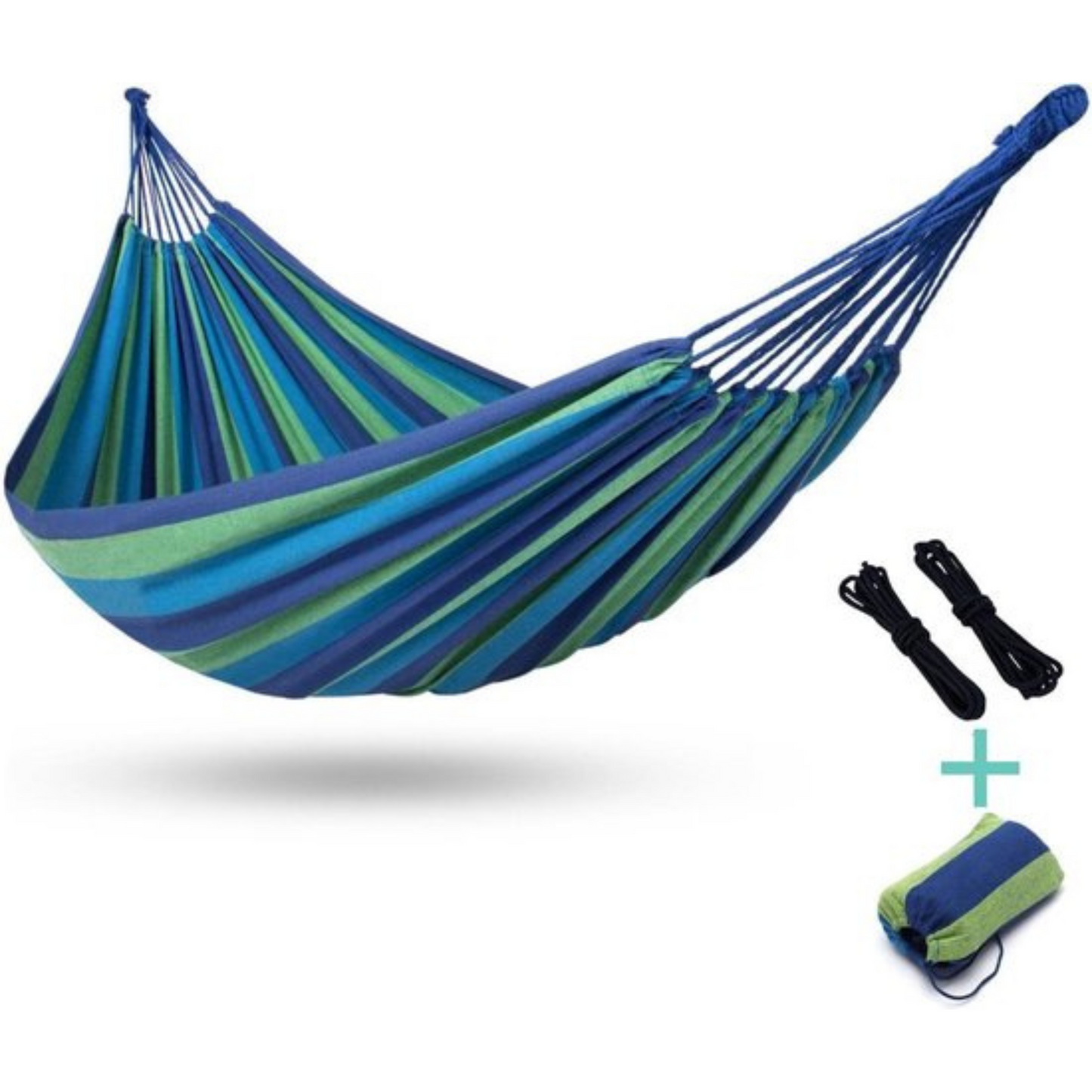 Gardlov Hangmat zonder Stok - Veelkleurig en Duurzaam - Ideaal voor Buiten - 2 Persoons