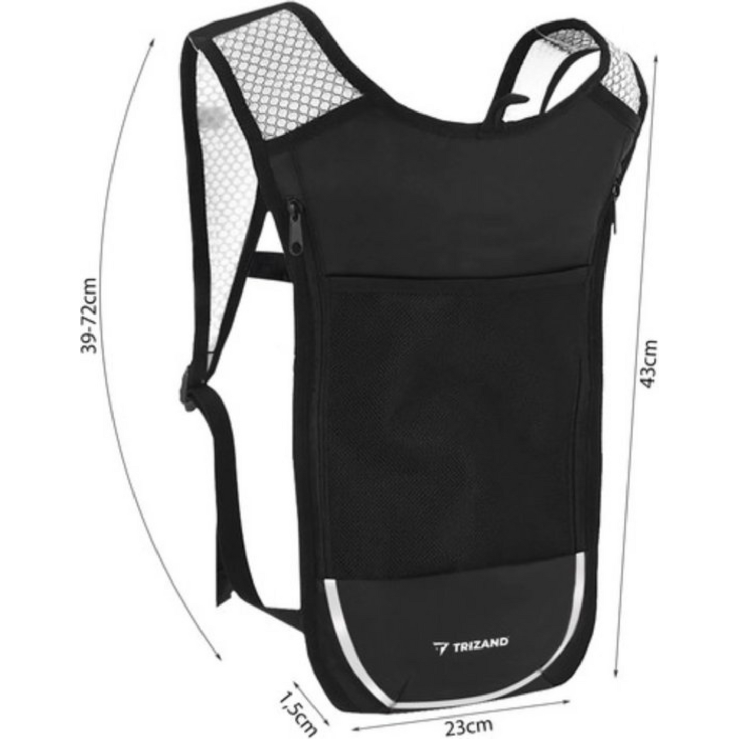 Trizand Backpack met Waterzak - Ideaal voor Fietsen, Hardlopen en Meer