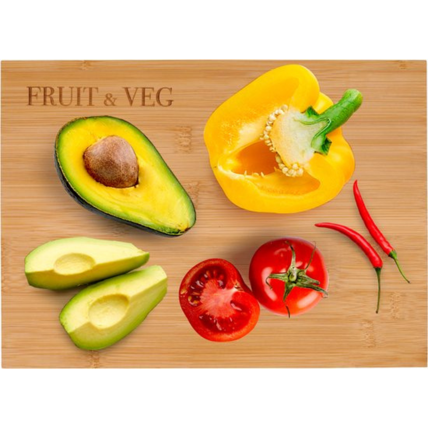 Alpina Snijplanken Hout - Set van 3 - Verschillende Maten - Bamboe