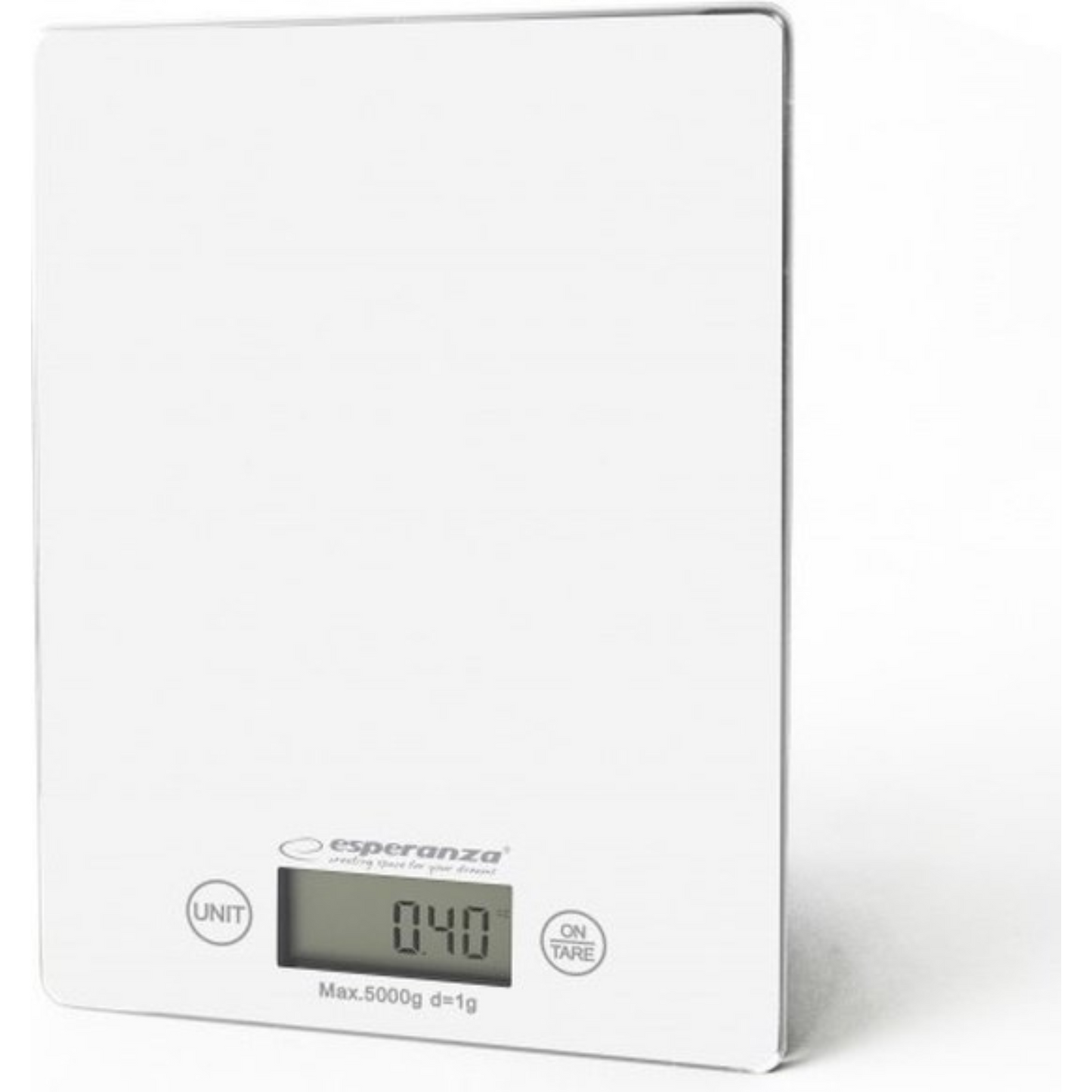 Esperanza EKS002W keukenweegschaal Wit Aanrecht Rechthoek Elektronische keukenweegschaal