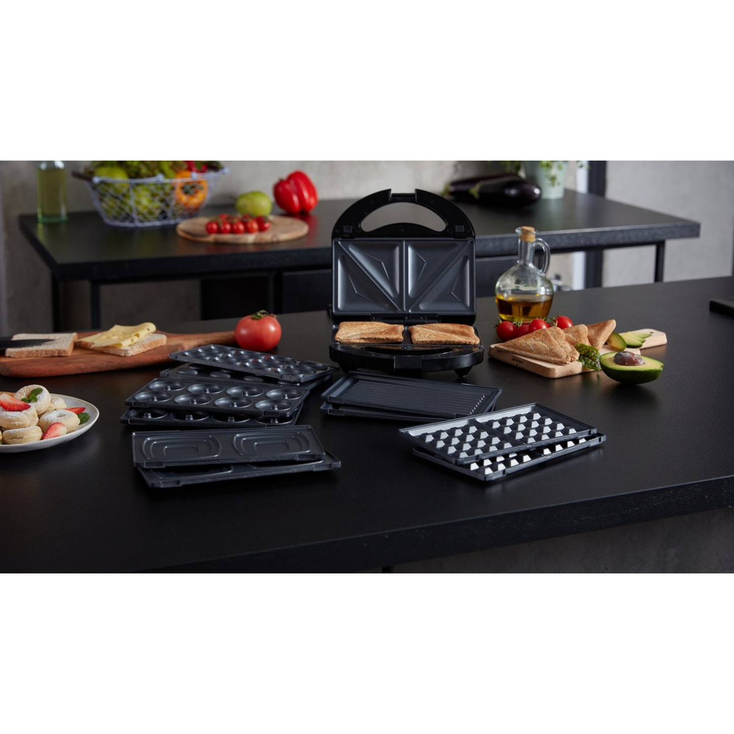 LOVIO 6-in-1 Multifunctionele Toaster Grill
