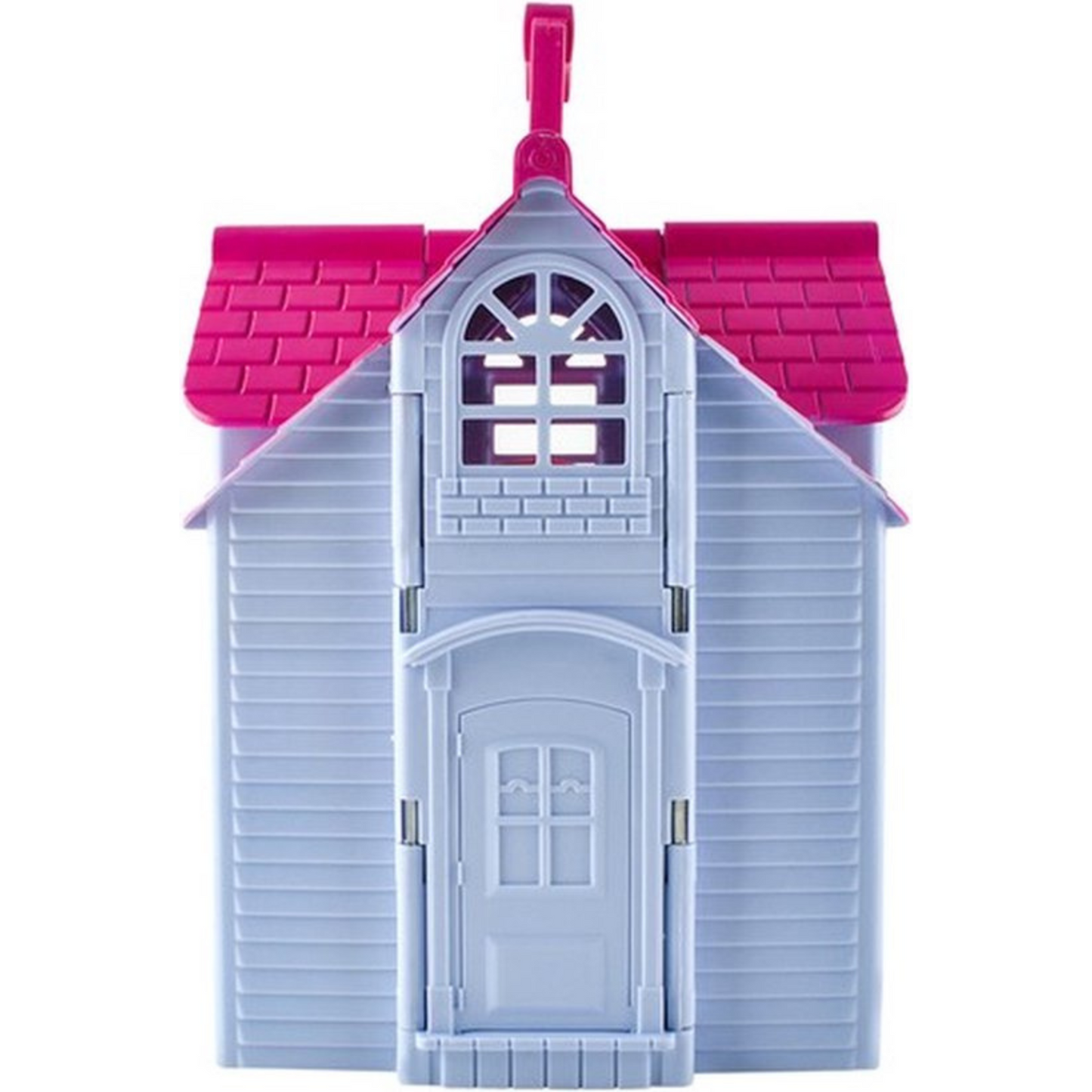 Poppenhuis Uitklapbaar - Opvouwbaar huis voor poppen - Moderne Uitstraling Barbiehuis - Inclusief Meubeltjes - Poppenhuis met Kamer Meubels - Draagbaar Poppenhuis