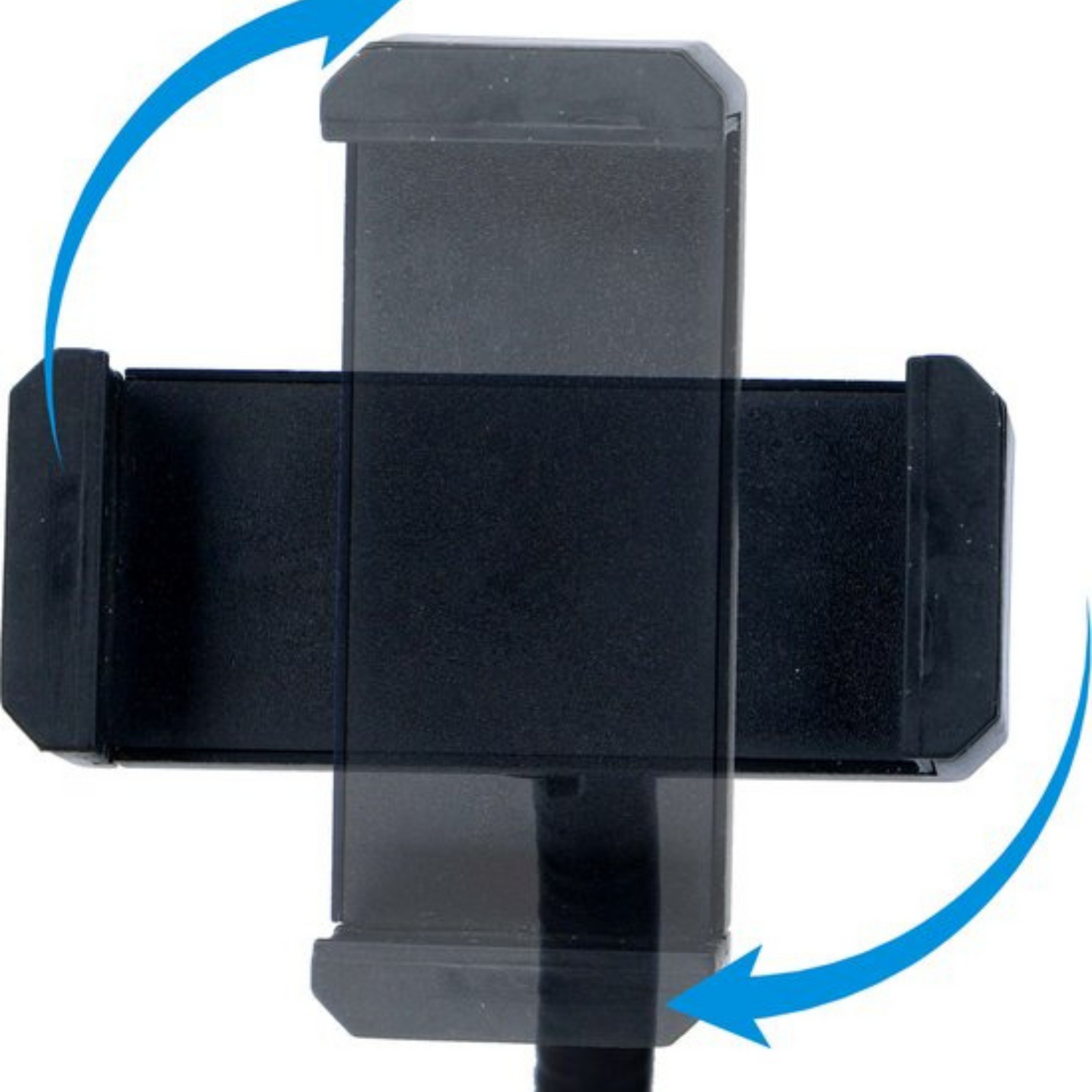 Grundig Selfie Studio Ringlamp - 2x Lampen - Selfie Lamp - Social Media en Vlogs - met Tafelklem - Flexibele Hals - USB