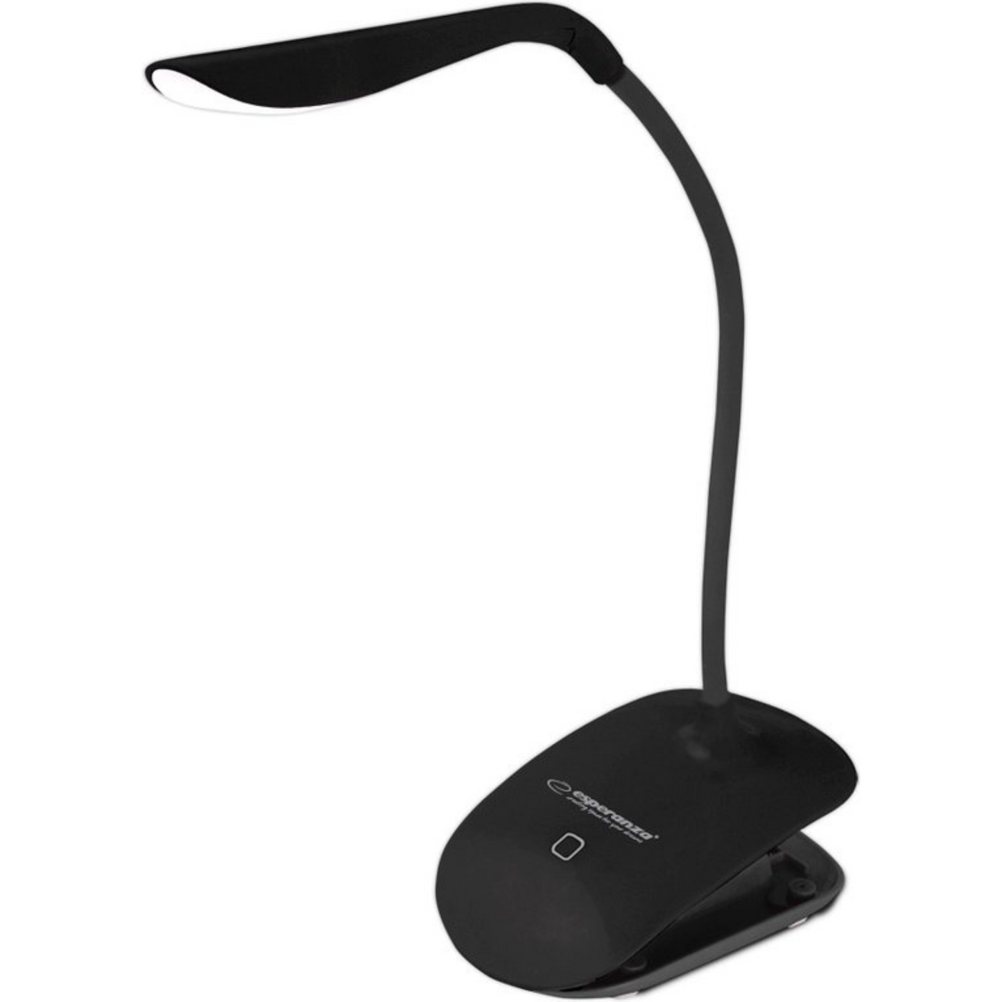 LED Klemlamp - Estoya Denib - 3W - Helder/Koud Wit 5500K - Touch Schakelaar - Dimbaar - Flexibele Arm - Mat Zwart - Kunststof