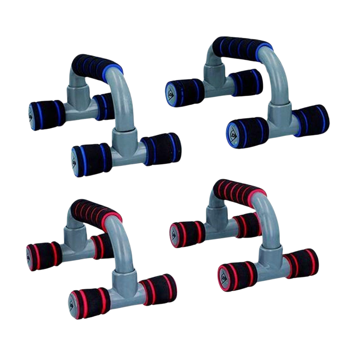 Dunlop Push up Bar - Opdruksteunen - 2 Stuks - Rood of Blauw