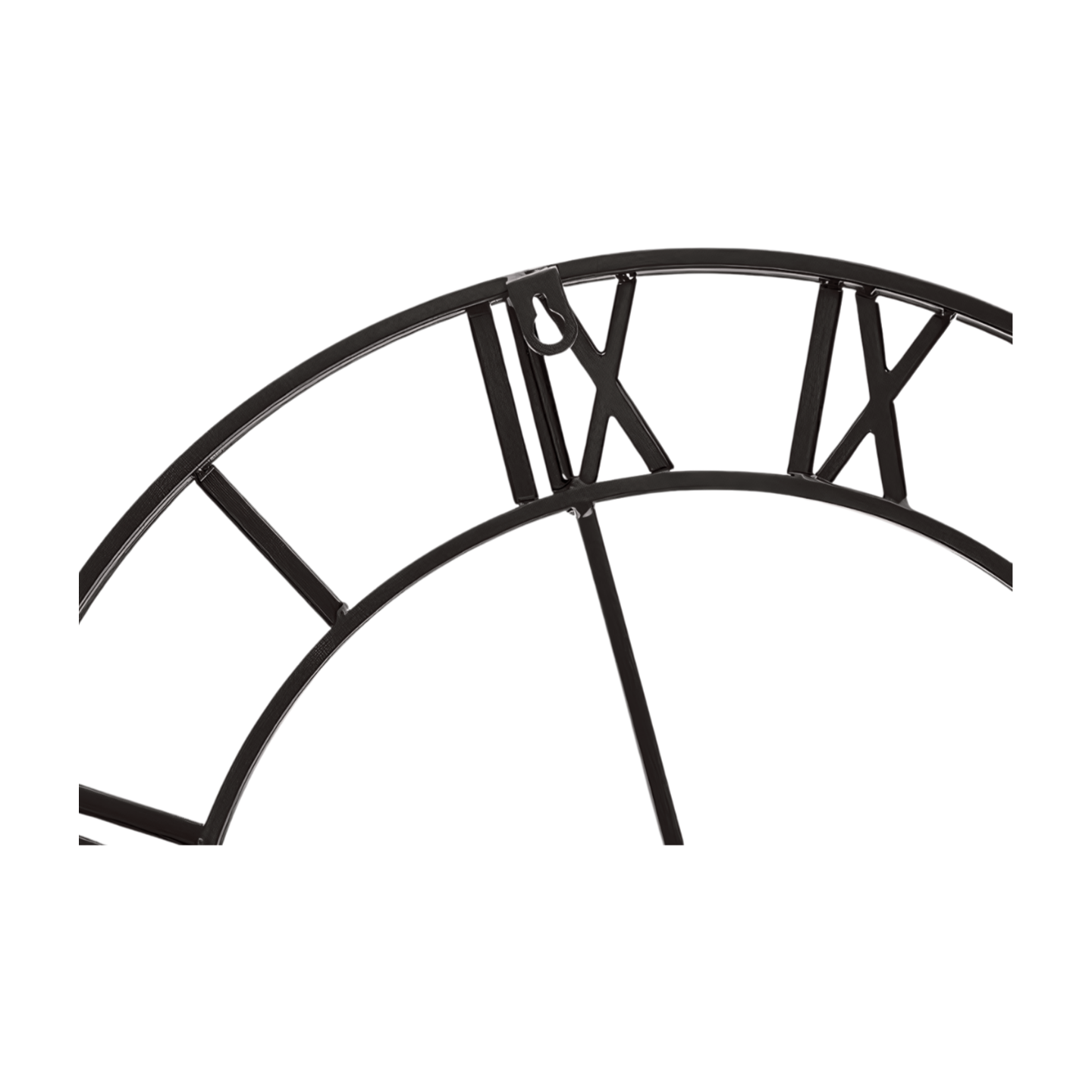 Ruhhy Metalen klok - Romeinse cijfers