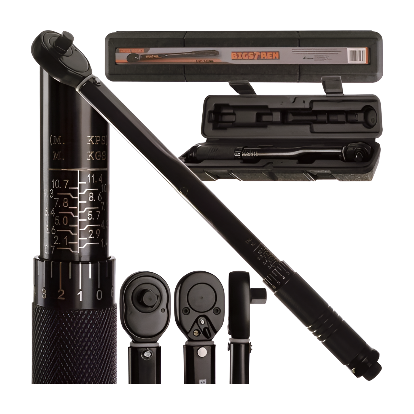 Bigstren Momentsleutel 3/8 7-112Nm