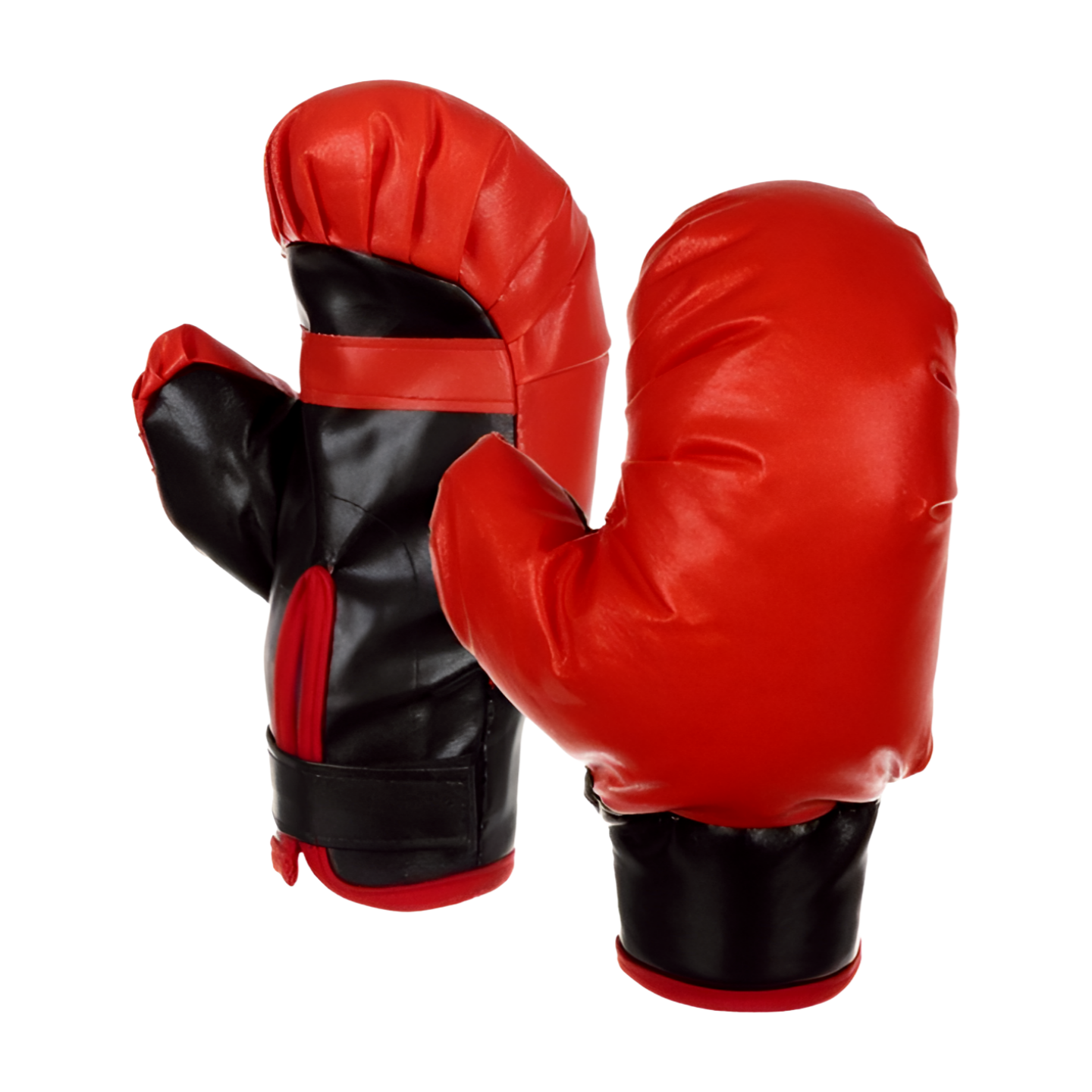 Verstelbare boksbal met bokshandschoenen