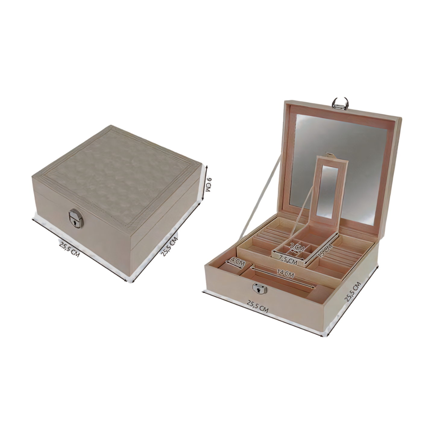 Luxe juwelendoos - Wit