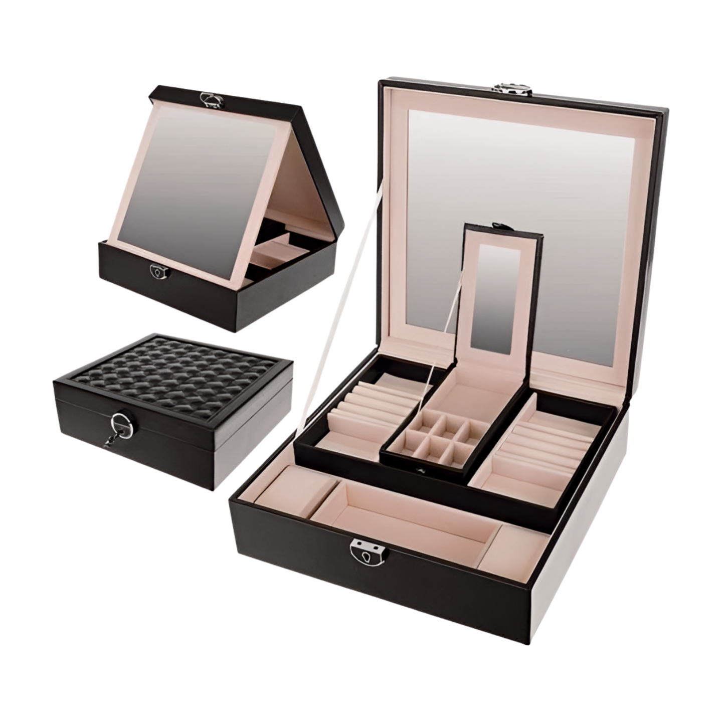 Luxe juwelendoos - Zwart