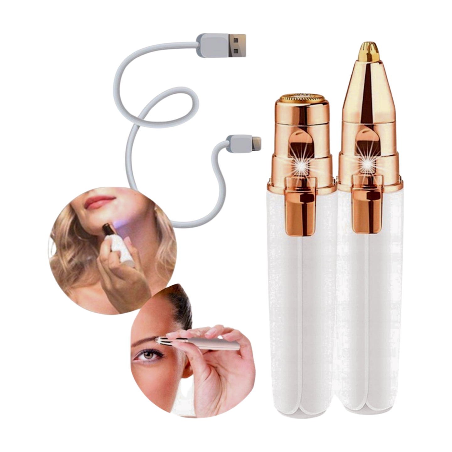 Gezicht en wenkbrauw ontharing kit